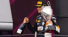 Sebastián Montoya brilla en la Fórmula 2: podio en el GP de Silverstone