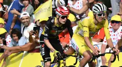 Tadej Pogacar y Jonas Vingegaard en el Tour de Francia - Etapa 11