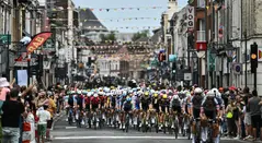 Retiro en el Tour de Francia etapa 1