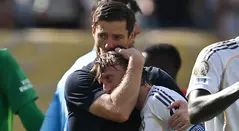 Xabi Alonso y Luka Modric en el Real Madrid