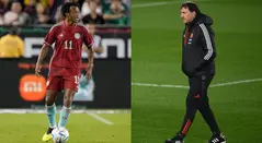 Cuadrado le mandó mensaje directo a Lorenzo tras firmar con el Pisa