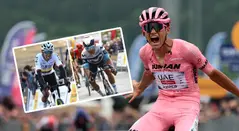 Egan Bernal - Nairo Quintana - Isaac del Toro, ciclistas