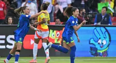Gol de Brasil en la final de la Copa América