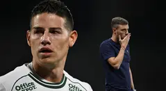 James Rodríguez y Martín Anselmi