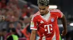 Luis Díaz con el Bayern Múnich en la Bundesliga