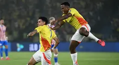 Luis Díaz y Jhon Arias, futbolistas colombianos