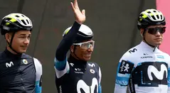 Movistar Team sufrió la baja de Enric Mas