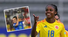 Marta y Linda Caicedo, futbolistas