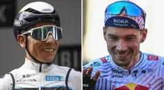 Nairo Quintana y Primoz Roglic