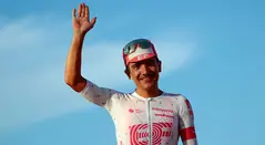 Richard Carapaz, ciclista ecuatoriano que no correrá la Vuelta a España