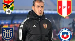 Fernando Batista dirigía otra selección de CONMEBOL