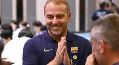 Hansi Flick, entrenador del Barcelona