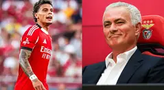 Mourinho le puso dura tarea a Richard Ríos tras autogol contra Chelsea