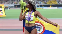 Natalia Linares, medalla de bronce en Mundial de Atletismo