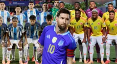 Messi no le quita el ojo al duelo Colombia vs Argentina en el Mundial Sub 20