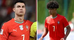 Cristiano Ronaldo y su hijo