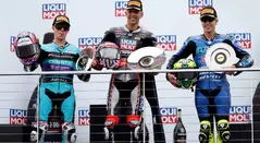 David Alonso, segundo en el GP de Australia de Moto 2