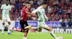 James Rodríguez en el Atlas vs León
