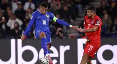 Kylian Mbappé, delantero y capitán de Francia