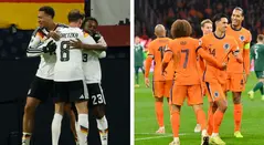 Futbolistas de Alemania y Países Bajos