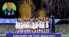 Un invitado de lujo estuvo presente en la final del Mundial sub 17 femenino