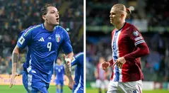 Italia y Noruega se enfrentan por las Eliminatorias europeas al Mundial 2026