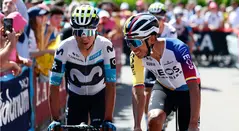 Nairo Quintana y Egan Bernal