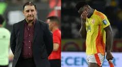 Néstor Lorenzo y Jhon Jader Durán