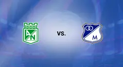 Atl. Nacional vs Millonarios