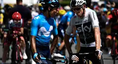 Nairo Quintana y Cris Froome 