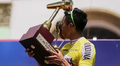 Aldemar Reyes del Team Medellín en el Clásico RCN