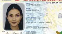 Cédula de ciudadanía en Colombia nueva
