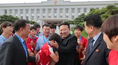 Recibimiento de Corea del Norte