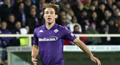 Edoardo Bov, jugador de la Fiorentina que se desmayó