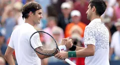 Roger Federer y Novak Djokovic