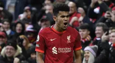 Luis Díaz, delantero de Liverpool