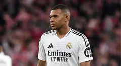 Kylian Mbappé con el Real Madrid