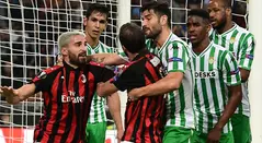 Real Betis derrotó al Milan por Europa League