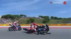 Moto GP: video accidente de Marc Márquez en Portugal