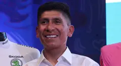 Nairo Quintana en el Movistar