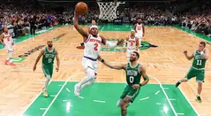 NBA: Los Knicks repitieron la hazaña frente a Celtics en el Este