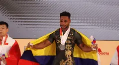 Francisco Mosquera, campeón Mundial de Levantamiento de pesas