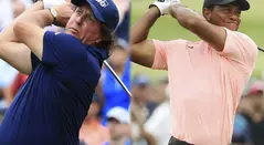Phil Mickelson y Tiger Woods listos para la Ryder Cup