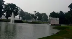 Fuertes lluvias en el Country Club de Bogotá