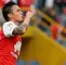 Luis Manuel Seijas celebrando un gol con la camiseta de Independiente Santa Fe