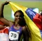 Caterine Ibargüen se colgó la medalla de oro en el salto de longitud en los Juegos Centroamericanos