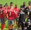 Jugadores del América de Cali entrenando