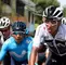Nairo Quintana y Egan Bernal el 14 de julio de 2018 en Francia 