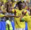 Jugadores de la Selección Colombia celebrando