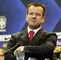 Dunga en rueda de prensa con Brasil
